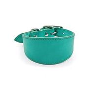 BHFYOB Collare per cani in pelle morbido imbottito collare per Whippet Salukis levrieri collare regolabile per cani di taglia grande