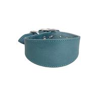 BHFYOB Collare per cani in pelle morbido imbottito collare per Whippet Salukis levrieri collare regolabile per cani di taglia grande