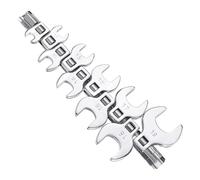 BHFZIAP 10Pcs 3/8 "Drive Crowfoot Wrench Set Open End Professionale Crows Foot Wrench