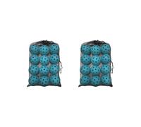 BHFZIAP 2 set di 12 palle da pickleball 74 mm standard Hollow Ball accessori per esterni azzurro