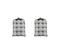 BHFZIAP 2 set di 12 palle da pickleball 74 mm standard Hollow Ball accessori per esterni bianco