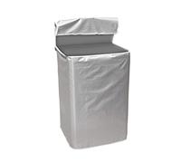 BHFZIAP Copertura antipolvere per lavatrice e asciugatrice, per la maggior parte delle rondelle a caricamento frontale, 65 cm x 65 cm x 103 cm, Argento, 65cm x 65cm x 103cm, come descrizione