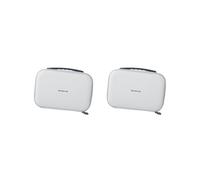 BHFZIAP Custodia protettiva rigida portatile per cavo di ricarica e filtro, colore: grigio, Set da 2 (grigio), 266x191x93mm, come descrizione