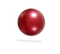 BHFZIAP Piccola palla da pilates resistente per allenamento a casa, palestra, colore rosso, 20-25 cm