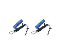 BHFZIAP Set di 2 cordini di sicurezza per immersioni subacquee e sport acquatici, 30 x 7,5 cm, colore: blu