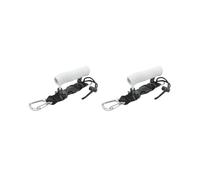 BHFZIAP Set di 2 cordini di sicurezza per immersioni subacquee e sport acquatici, 30 x 7,5 cm, colore bianco