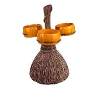 BHFZIAP Zucca di Halloween Snack Food Ciotole Snack Forniture Forma di zucca per Dessert 3 Ciotole