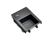 BHGMGEBLV Adattatore Espansore per Portabicchieri per Auto per BMW E46 Serie 3 1999-2006 Vano Portaoggetti per Console Centrale Dell'auto con Portamonete E Portabicchieri 51168217953(Black 3)