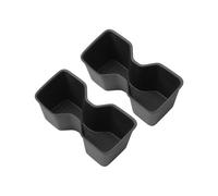 BHGMGEBLV Adattatore Espansore per Portabicchieri per Auto per Hyundai per Santa Fe 2024 2025 6/7 Posti Portabicchieri per Auto Terza per Fila Scatola di Immagazzinaggio per Bevande