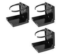 BHGMGEBLV Adattatore Espansore per Portabicchieri per Auto Portabottiglie in Plastica Universale per Auto 3 Pezzi Regolabile Pieghevole Supporto per Tazza d'Acqua