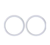 BHGMGEBLV Anelli halo LED 2PCS Cotone Angel Eyes Per Fari Auto Anelli Led Universale 60mm 70mm 80mm 90mm Halo DRL Per Moto 12-24V Fari occhio d'angelo(2PCS 60mm,Red)