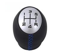 BHGMGEBLV Pomelli leva cambio auto Per Megaane Leva Del Cambio Per Auto 5/6 Velocità In Pelle PU, Accessori Per Testa Manuale Adatti Testa Leva Stick Shifter Head(Blue-5 Speed)