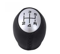 BHGMGEBLV Pomelli leva cambio auto Per Megaane Leva Del Cambio Per Auto 5/6 Velocità In Pelle PU, Accessori Per Testa Manuale Adatti Testa Leva Stick Shifter Head(Black-5 Speed)