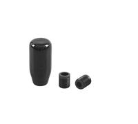 BHGMGEBLV Pomelli leva cambio auto Per Pomello Cambio Manuale Universale Ovale/sfera Fibra Carbonio 3 Adattatori Leva JDM Stile Maggior Parte Delle Auto Testa Leva Stick Shifter Head(Black-3)