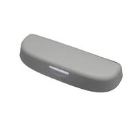 BHGMGEBLV Scatola Occhiali da Sole Auto per A3 A4L per A5 A6L per A7 per Q5 per Q7 Portaocchiali Auto Custodia per Occhiali da Sole Accessori per Custodia Occhialis Car(Gray)