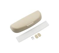 BHGMGEBLV Scatola Occhiali da Sole Auto per Alfa per Romeo per Giulia per Stelvio per Mito per Giulietta Tonale Alfa 4C Disco Volante Gloria Scatola Occhiali Custodia Occhialis Car(Beige)