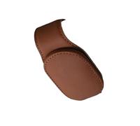 BHGMGEBLV Scatola Occhiali da Sole Auto per Gancio Universale per Occhiali da Sole Auto Clip in Pelle Magnetico Multifunzionale Custodia Occhialis Car(Brown)