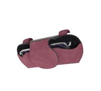 BHGMGEBLV Scatola Occhiali da Sole Auto per Scala Mk3 per A4 per A6 per A7 2 3 per A5 Aletta Parasole Interni Auto Clip per Occhiali da Sole Scatola Custodia Occhialis Car(Red- D)