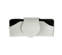 BHGMGEBLV Scatola Occhiali da Sole Auto per SLINE per A3 per A4 B8 8P B9 8V Parasole per Auto Porta Occhiali da Sole Scatola Clip Custodia Custodia Occhialis Car(White- s)