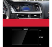 BHGMGEBLV Vetro Temperato Per A4 B8 Per A5 8T 2008-2016 Pellicola Protettiva In Vetro Temperato Schermo Di Navigazione Auto LCD Antigraffio Anti-Riflesso(149x87mm)