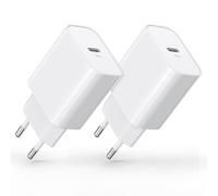 BHHB 30W Caricatore i-Phone, Caricabatterie USB C, PD 3.0 Carica Batteria Caricatore Veloce, Caricatore Rapido Compatibile per i-Phone, Samsung, i-Pad, Alimentatori per telefoni cellulari (2-Pack)