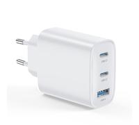 40W Caricatore USB C for iPhone 16 15 14 13 12 11 Pro MAX XR XS 8 7, iPad, Samsung, Tablet, 3-Porto Multiplo Rapido Caricabatterie Alimentatore Spina Adattatore Tipo C Multipla Ricarica Presa Carica