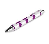 BHHJKK Alzheimer'sAwareness Month Penna a sfera retrattile Penna a sfera a inchiostro nero Penne a sfera Regali per studenti Forniture di cancelleria per ufficio