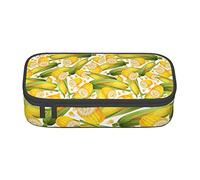 BHHJKK Astuccio con motivo a mais, grande capacità, astuccio carino per articoli di cancelleria per donne, uomini e adulti, Come nella foto, Taglia unica, Astucci per matite