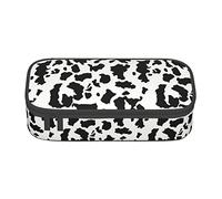 BHHJKK Astuccio con stampa di mucca, grande capacità, astuccio carino per articoli di cancelleria per donne, uomini e adulti, Come nella foto, Taglia unica, Astucci per matite