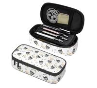 BHHJKK Astuccio grande con astrologia luna e sole, astuccio con scomparti con cerniera, astuccio per cancelleria per bambini, adolescenti, studenti, materiale scolastico, Simpatico cartone animato