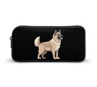 BHHJKK Astuccio grande con pastore tedesco, astuccio portapenne con cerniera, organizer per penne e trucchi, per donne e uomini, Come nella foto, Taglia unica, Astucci per matite