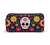 BHHJKK Astuccio per matite giallo softball nero, grande astuccio per cancelleria, scatola organizer per matite con cerniera, borsa portatile per trucco per ufficio e viaggio, Stile(280), Taglia unica,