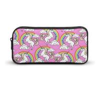 BHHJKK Astuccio per matite giallo softball nero, grande astuccio per cancelleria, scatola organizer per matite con cerniera, borsa portatile per trucco per ufficio e viaggio, Stile(272), Taglia unica,