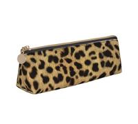 BHHJKK Astuccio portamatite a righe tigre, grande capacità e robusto, per matite portatili per organizer da ufficio, bella scatola per matite con cerniera, Stampa leopardata., Taglia unica, Astucci