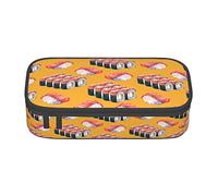 BHHJKK Astuccio portamatite in stile giapponese con motivo sushi, grande capacità, grazioso astuccio per cancelleria per donne, uomini e adulti, Come nella foto, Taglia unica, Astucci per matite