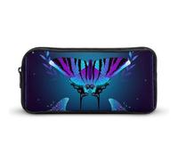 BHHJKK Astuccio portapenne con luna magica, astrologia e astrologia, con cerniera, grande capacità, per trucchi e cosmetici, per ufficio, viaggi, donne e uomini, Stile(196), Taglia unica, Astucci per