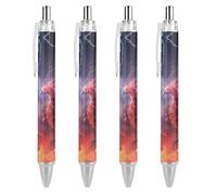 BHHJKK Battle of Phoenix Cool Thundering - Penna a sfera retrattile, per ufficio, scuola, 4 pezzi
