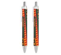 BHHJKK Black History Month 2023 - Penna a sfera a punta fine (0,5 mm), retrattile, liscia, inchiostro gel, 1 pezzo