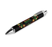 BHHJKK Black History Month 2023 - Penna a sfera a punta fine (0,5 mm), retrattile, liscia, inchiostro gel, 1 pezzo