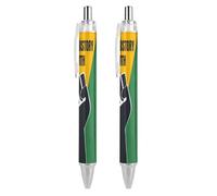BHHJKK Black History Month 2023 - Penna a sfera a punta fine (0,5 mm), retrattile, liscia, inchiostro gel, 1 pezzo