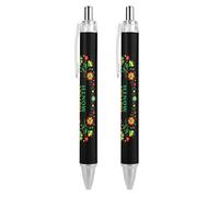 BHHJKK Black History Month 2023 - Penna a sfera a punta fine (0,5 mm), retrattile, liscia, inchiostro gel, 1 pezzo