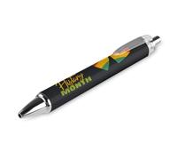 BHHJKK Black History Month 2023 - Penne a sfera a punta fine (0,5 mm), penne a sfera retrattili lisce con inchiostro nero, 2 pezzi