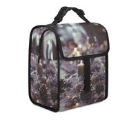 BHHJKK Borsa termica per il pranzo con stampa di cani che combattono la depressione, riutilizzabile, per uomini e donne, carina e a prova di perdite, grande spazio, borsa tote refrigerata per viaggi