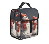 BHHJKK Borsa termica termica per uomini e donne, con stampa che passa attraverso la luce, riutilizzabile, a prova di perdite, borsa tote refrigerata per viaggi di lavoro e picnic