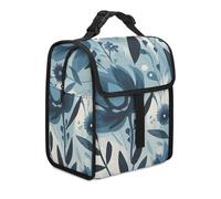 BHHJKK Borsa termica termica per uomini e donne, con stampa che passa attraverso la luce, riutilizzabile, a prova di perdite, borsa tote refrigerata per viaggi di lavoro e picnic