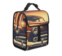BHHJKK Borsa termica termica per uomini e donne, con stampa che passa attraverso la luce, riutilizzabile, a prova di perdite, borsa tote refrigerata per viaggi di lavoro e picnic