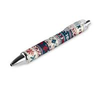 BHHJKK Cabin Fair Isle - Penna a sfera retrattile a punta fine da 0,5 mm, 4 pezzi, per ufficio