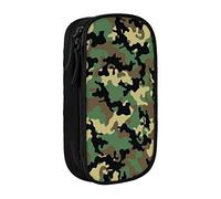 BHHJKK Camo Pencase grande capacità e robusto, astuccio da ufficio, astuccio pieghevole con scomparto con cerniera e manico, Come nella foto, Taglia unica, Astucci per matite