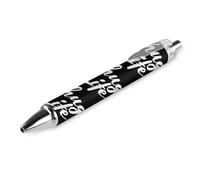BHHJKK Cool Thug - Penna a sfera retrattile, con fusto rotondo, punta fine, 0,5 mm, 4 pezzi