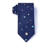 BHHJKK Cravatta da uomo con sistema solare, astronomia, spazio esterno solare